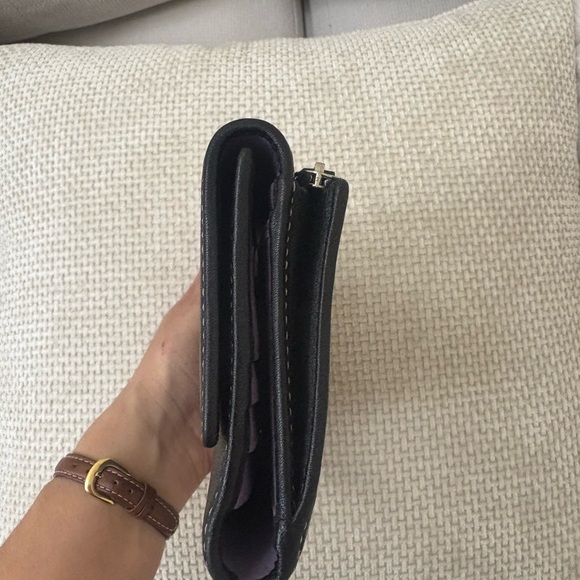 Coach Black Leather Clutch - Picture 5 of 7